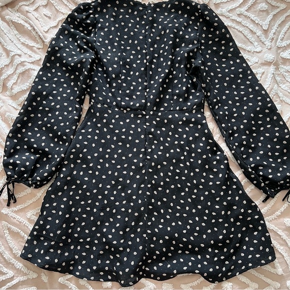 Mendocino Long Sleeve Button Detail Mini Dress - Picture 8 of 10